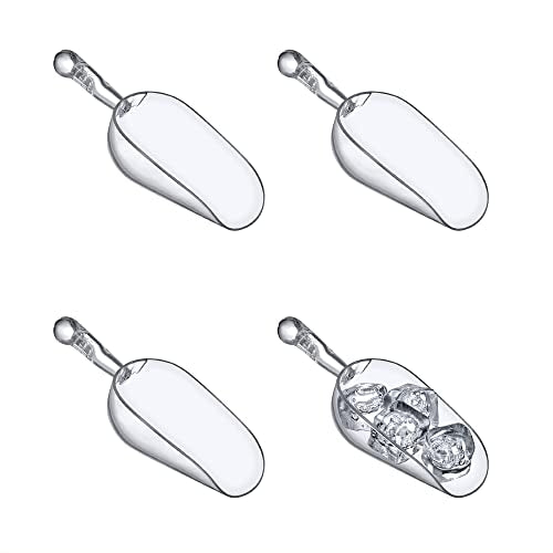 Elsa - 5-Ounce Plastic Ice Scoops (Set of 4), Plastic Utility Scoops, BPA-Free, Food-Grade, Shatter-Proof, Good for Kitchen and Restaurant, Perfect for Home and Commercial Use - style: 5 oz, 4-Pack