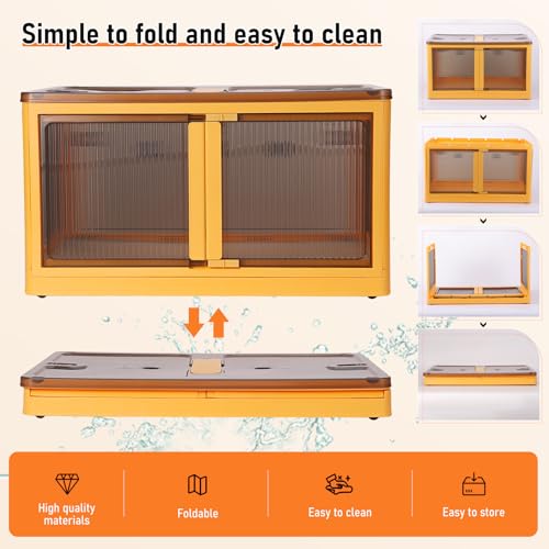 Chicken Brooder Box for Chicks Starter Kit, Large Chicken Brooder Heater Warms up to 30 Chicks, Poultry Breeding Box Suitable for Chick Duckling Parrot Lizard (26" L x 18" W x 14" H) - size: 26"L x 18"W x 14"H