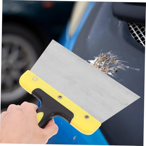 POPETPOP Bird Dropping Scraper Ergonomic Metal Cleaning Tool for Easy Bird Poop Removal from Cages and Surfaces for Parrot Owners and Bird Enthusiasts