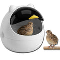Quail Nesting Box, Space Capsule Quail House with Interactive Door, Cozy Detachable Tabletop Bird Hut for Cage, Nido para Pajaritos for Quail, Parakeet, Pigeon, Small Bird
