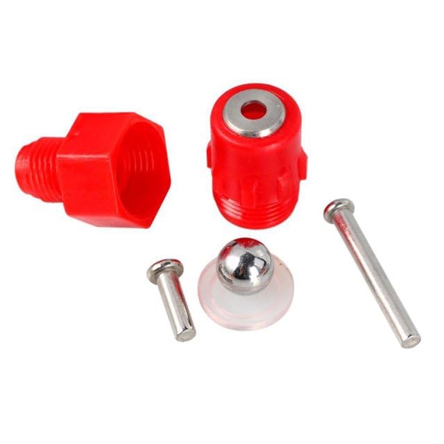 10Pcs Red Chicken Waterer Nipples Automatic Poultry Watering Nipples Chicken Drinkers Easy Installation Used Repeatedly Easy to Store,Poultry Feeding and Watering Supplies