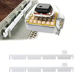2-Pack Egg Turner Support Bars for Maticoopx 30 Incubator,Holds 5 Baskets Automatic Egg Roller(White) - color: White