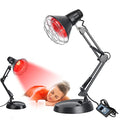 Red Light Heating Lamp with Base, Heat Lamp Device with 150W Bulb | Adjustable Red Heating Lamp Set, Multi-area Gentle Warm Light for Daily Cosmetic Use