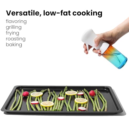 Oil Sprayer 150ml glass bottle. Upgraded Version.Fine Mist Spray Bottle for Air Fryer, Olive Oil, Avocado Oil, Healthy Nonstick Frying, Commercial & Home Kitchen Use (PS635) - style: PS635