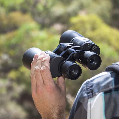 Barska Gladiator 8-24x50 Zoom Binoculars with Tripod Adaptor for Long Range Viewing, Birding, Events, etc - style: 8-24x50 Ruby Lens