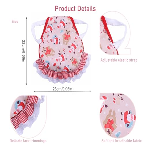 4 Pcs Chicken Saddles for Hens for Protection Chicken Aprons for Hen Saddle for Chickens Jacket Vest with Elastic Strap (waterproof style), Ivory