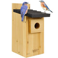 Wild Wings WWCH3 Cedar Blue Bird Box House - size: Bluebird Box House