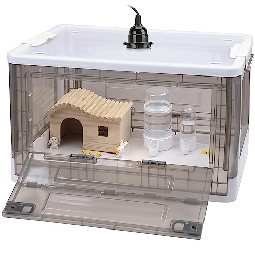 Chick Brooder,Brooder Box for Chicks,Brooder Heater Warms up to 25 Chicks (23″x17″x14″)