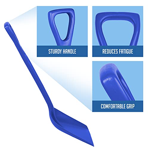 Remco 69813 Shovel,One-Piece,11",PP,Blue - color: Blue, size: 10 inch Blade
