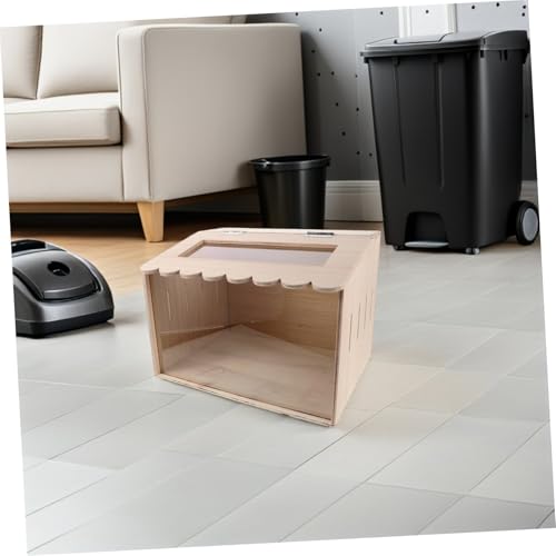 CALLARON Brooder Box and Chick Incubator Small Poultry Brooder Box 40x30x30cm Manual Egg for Duck Quail and Chicken Hatching with Heat Plate for Indoor Poultry Care