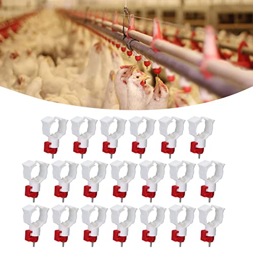 Chicken Nipple Drinker, Multipurpose Easy Installation Chicken Waterer Nipples Automatic for Duck for Farm