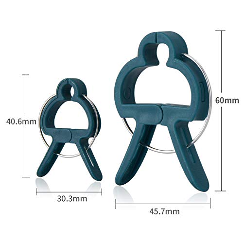 PERSZEN 60PCS Plant Clips 2 Sizes Adjusting Reusable Garden Plant Supports Clips for Supporting Stems of Flower Vine Vegetables Tomatoes Climbing