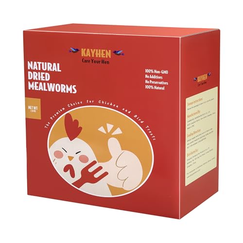 Dried Mealworms for Chickens 5LB Meal Worms for Laying Hens Wild Birds | Pure Natural Non-GMO High Protein - size: 5 Pound (Pack of 1)