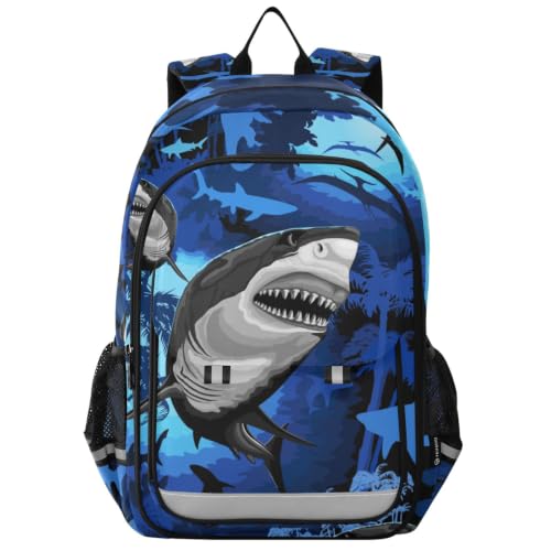 Kids Backpack Elementary Middle School Bags for Boys Girls | Travel, Daypack, Lightweight, Waterproof, with Reflective Strip - color: Multi 23