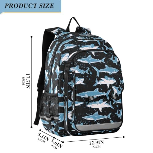 Kids Backpack Elementary Middle School Bags for Boys Girls | Travel, Daypack, Lightweight, Waterproof, with Reflective Strip - color: Multi 18
