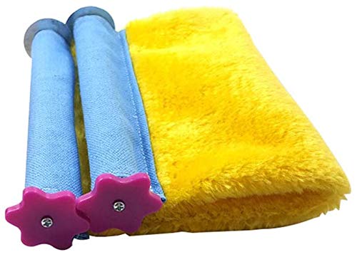Litewoo Bird Nest Bed Hammock Hanging Parrot House Perch Stand for Cage (L) | Warm & comfortable, 10.24"x7.09", easy to install, for resting and playing, for/parrot/parakeet/cockatiel/lovebird/conure - size: L
