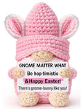 Easter Basket Stuffers for Teens - Cute Easter Basket Essentials | Handmade Crochet Easter Gnomes, Bunny Decorations Decor, Egg Fillers Funny Easter Gifts for Girls Boys Adults Women