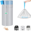 30 Count Automatic Cat Litter Box Liners Bags Compatible with NeakasaM1 Petpivot Autoscooper 11/12 and Similar Open-Top Self-Cleaning Cat Litter Box, Drawstring Handle Heavy Duty Leak-proof, 27*13in - size: 30 Count (Pack of 1)