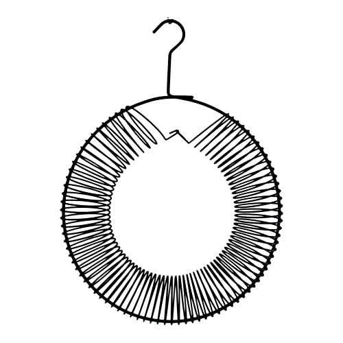 Whole Peanut Black Wreath Feeder for Squirrels and Blue Jays | 13 Inch Wreath; Whole Peanut Feeder; Attracts Jays; Hanging Design