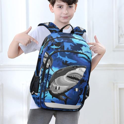 Kids Backpack Elementary Middle School Bags for Boys Girls | Travel, Daypack, Lightweight, Waterproof, with Reflective Strip - color: Multi 23