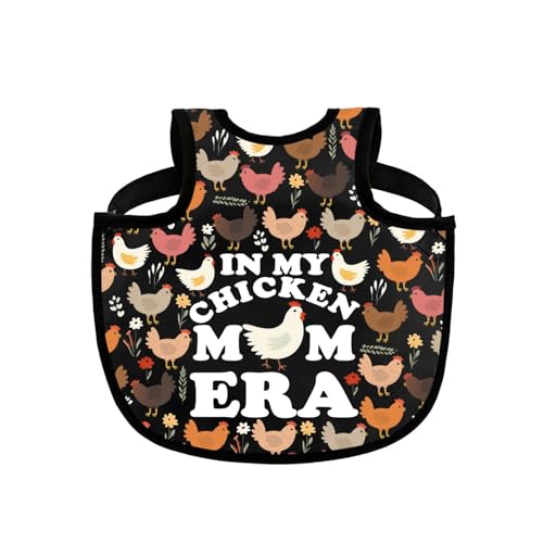 Chicken Saddle for Hens Chicken Mom Gifts in My Chicken Mom Era Funny Hen Back Protector Saddles for Chickens Mating (Chicken Mom CSbl)