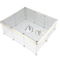 Cage Cover, Ventilated Mesh Top for C&C Midwest Guinea Pig Cage, Breathable & Escape-Proof Small Animal Enclosure Lid with Secure Clips for Rabbits（Not Include cage） (42in x 28in Cage Cover) - color: 42in x 28in Cage Cover