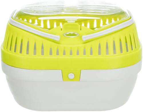 Trixie Pico Transport Crate, Small Pet Carrier, Portable Travel Carrier, for Small Pets, Hamsters, Guinea Pig, Lizards | Portable Pet Carrier, Ideal for On-The-Go, Traveling Cage for Small Pets, Bunnies, Hamsters, Guinea Pigs, Lizards - size: 11.8"L x 8.3