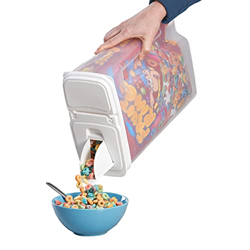 Buddeez Bag In All Purpose Food 4 Piece Dispenser Set - Includes 2 x 8 Quart and 2 x 3.5 Quart Containers - Pet and Pantry Storage