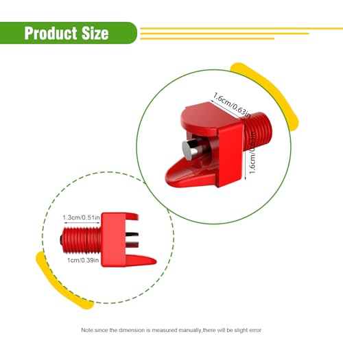 Horizontal Chicken Water Nipples Automatic Poultry Waterer Nipples Kit Drinker with Drill Bit(10)