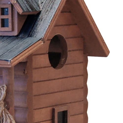Home Bazaar Log Cabin Bird House