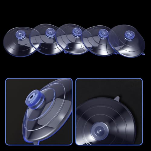 6 Packs Suction Cup for Bird Feeder, Strong Suction Cups Replacement for Window Bird Feeder, 2.5'' Window Suctions Cup for Glass Hummingbird Feeders Accessories
