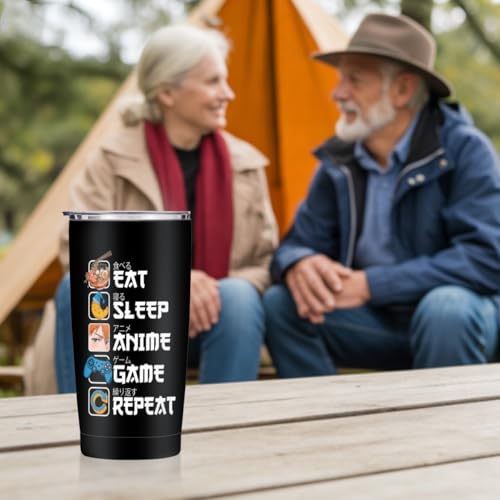 Jztco Anime Gifts Anime Merch 20 oz Tumbler Kawaii Stuff Game Animes Stuff | Manga Coffee Mug Funny Insulated Tumblers Thermal Cup for Birthday Japanese Gifts for Animes Game Lovers Fans Women Men Girls - color: Multi 1303