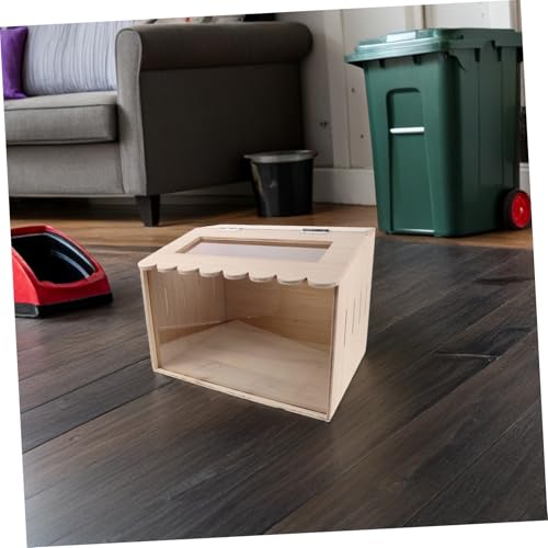 CALLARON Brooder Box and Chick Incubator Small Poultry Brooder Box 40x30x30cm Manual Egg for Duck Quail and Chicken Hatching with Heat Plate for Indoor Poultry Care