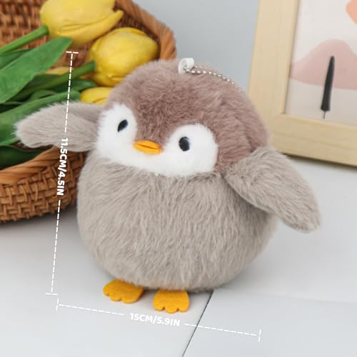 Cute Penguin Stuffed Animal Soft Penguin Plushies GIft for Kids 4.5" | Penguin Stuffed Animals Holder Bag Pendant Party Favor Christmas Birthday Valentine's Day Gift Toys For Boys Girls Kids - color: Penguin