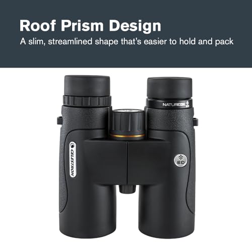 Celestron Nature DX ED 8x42 Premium Waterproof Birding Binoculars | ED Glass for True-to-Life Color, Fully Multi-Coated Optics & Phase Coated BaK-4 Prism, Sharp Edge-to-Edge Views, Waterproof - size: 8x42 Nature DX ED, style: Nature DX 8X42 ED