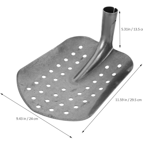 Homoyoyo Sewer Drainage Leakage Spade Tools Metal Sifting Shovel Tool Shovel Drain Mud Metal Sifting Mud Scoop Iron Portable Manure Spoon Sewer Line Cleaner