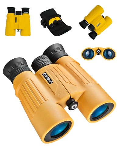 10x30 Floating Waterproof Marine Binoculars Boating Fishing - Rubber Armored, Durable Water-Resistant Compact Binoculars for Ocean, Water and Outdoor Use - BK7 Hiking, Birding Bird Watching Binocular