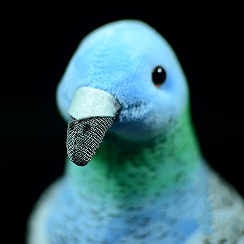 Simulation Blue Pigeon Plush Toy - 10 inch Pigeon Blue Stuffed Animal Toy, Cute Pigeon as Gift for Kids - style: Blue Pigeon
