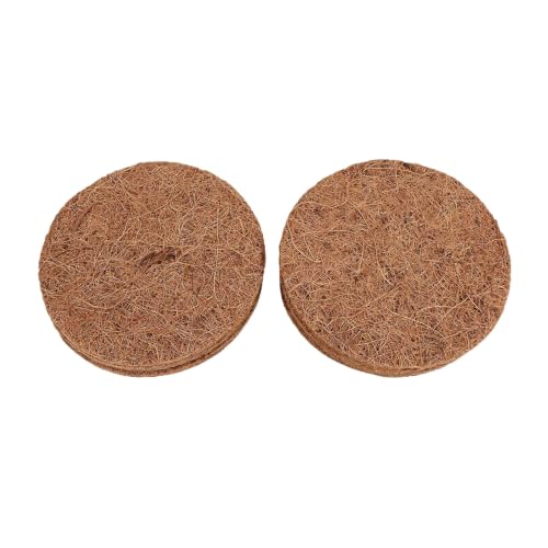 Haofy 5.91x5.91inch Bird Cage Liner 10 Pack Coconut Coir Fiber (15CM Thick) | Pigeon Breeding Pad for Parakeet Chicken Hatching Box Liner for Eggs and Small Pets Bird Nesting Mat