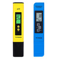 VIVOSUN Digital pH Meter TDS EC Meter for Water 0.01 Accuracy Hydroponics | ±0.01 pH Accuracy, ATC, Auto Calibration, LCD Display, Hold Function, for Hydroponics Aquarium Pool Drinking, UL Certified - color: Yellow+Blue