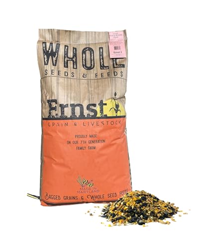 Ernst Grain & Livestock's Bird and Wildlife Feed – Perfect for Birds, Ducks, Squirrels, Turkeys, Rabbits, Geese, and Deer – Non-GMO Wild Animal & Bird Feed for Outside Feeders (46 Pound) - size: 46 Pound (Pack of 1)