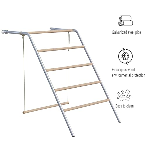 Chicken Perch for Coop, Chicken Swings for Coops, Easy to Installation&Clean, Poultry Coop Roosting Perch, Large Metal Perch (53.9' L X 41.3' W X 44.9' H)