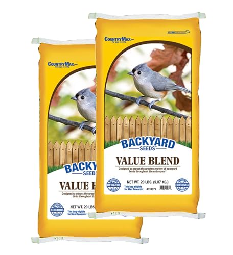 Backyard Seeds Value Blend Economy Mix Wild Bird Seed (40 Pounds) - size: 40 Pound (Pack of 1), style: Value Blend