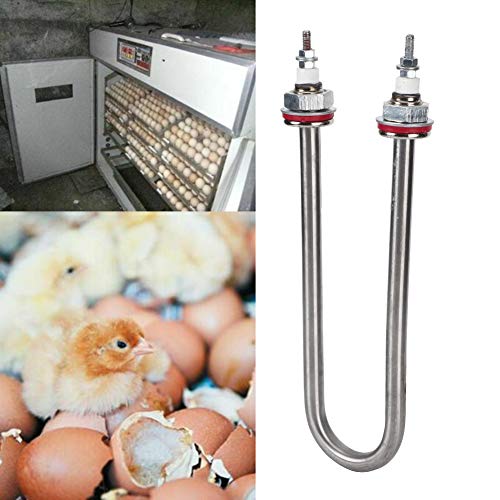 Incubator Humidification Tube, 200W Professional U-Shape Poultry Breeding Incubator Heating Tube Incubator Heating Humidification Tube Replacement for Incubator
