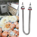 Incubator Humidification Tube, 200W Professional U-Shape Poultry Breeding Incubator Heating Tube Incubator Heating Humidification Tube Replacement for Incubator