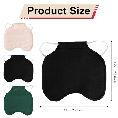 Gosknor 3pcs Chicken Saddle for Hens, Comfortable Hen Aprons Chicken Back & Side Protector Outdoor Poultry Feather Protector Accessories (Green, Black, Khaki)