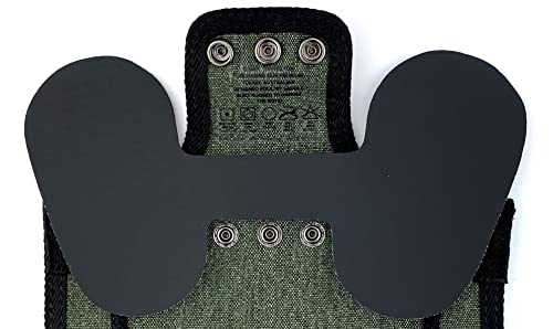 DOWN UNDER OUTDOORS 4 Pack Medium-Large Chicken Saddle, Hen Apron (Green) | Adjustable Straps, Chicken Apron, Poultry Saver, Pet Supplies, Including Shoulder Cover, 14 oz Breathable Cotton Canvas - color: green