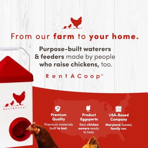 RentACoop Chick2Chicken 5lb 2-Port Feeder