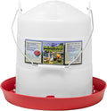 FARM-TUFF Plastic Easy Fill Poultry Waterer, 3 Gallon Capacity – Chicken and Game Bird Water Dispenser – Gravity-Fed Plastic Water Fountain for Hens, Ducks, Turkeys, and Backyard Flocks
