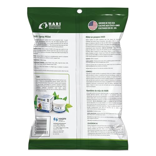 Living World – Millet Spray for Birds,7 Oz – Premium Treat for Budgies,Canaries,Finches,Cockatiels and Other Pet Birds,(Pack of 2) - size: 7 Ounce (Pack of 2)